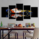 F1 Car Character Poster Set for Home Decor by Axyaa