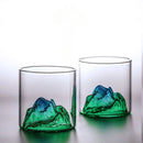 Axya Retro Japanese Glass Teacup Whiskey Cup Handmade Mountain Cup