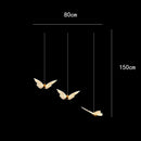 Axyaa Crystal Chandelier LED Ceiling Lamp for Indoor Living Room Lighting