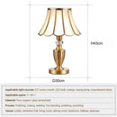 Axyaa Modern Brass Gold LED Desk Lamp - Luxury Retro Home Decor