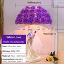 Axyaa Rose Table Lamp for Wedding Decor and Bedside Lighting