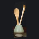 Axyaa Bamboo Tea Set: Whisk, Spoon, Brush - High Quality Japanese Teaware