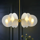Axyaa Acrylic Flower Chandelier LED Pendant Light for Dining & Bedroom Décor