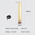 Axyaa Wood LED Floor Lamp for Cozy Home Atmosphere