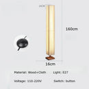 Axyaa Wood LED Floor Lamp for Cozy Home Atmosphere