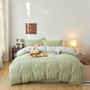 Axyaa Premium Rabbit Velvet King Bed Set: Soft, Warm, Cozy Duvet, Sheets