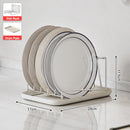 Axyaa Stainless Steel Dish Rack Shelf for Kitchen Countertop Storage