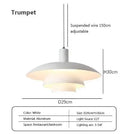 Axyaa Nordic LED Chandelier for Home Dining Room Living Room Decor