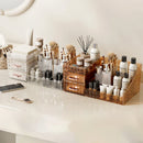 Axyaa Makeup Organizer: Large Capacity Cosmetic Organizer with Transparent Drawer