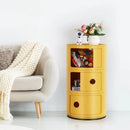 Axyaa Modern Barrel Nightstand - Stylish Storage Solution for Bedrooms