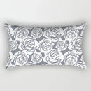 Axyaa Nordic Grey White Geometric Square Pillowcase for Home Decor