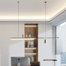 Axyaa Modern Luxury Chandelier: Creative Straight Strip Lights for Bar Table Spotlight