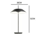 Axyaa Italian Black Gold Desk Bedroom Lamp Luxury Night Light