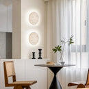 Axyaa Nordic LED Wall Light Yellow Travertine Bedside Sconce Stair Fixture