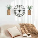 Axyaa Wood Wall Planter Vase with Artificial Eucalyptus Farmhouse Hanging Planter