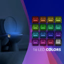 Axyaa Motion Sensor LED Toilet Night Light 8 Colors Changing Bowl Illumination