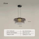 Axyaa Glass Pendant Chandelier - Designer LED Light for Home Decor