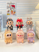 Axyaa Labubu Plush Dolls Display Protective Cover: Portable Transparent Organizer Box