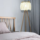 Axyaa Nordic Feather Floor Lamp LED Standing Light for Modern Art Family Living Room
