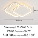 Axyaa Nordic LED Ceiling Lamp Remote Control Chandelier for Living Room, Bedroom, Dining Room