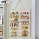 Axyaa Hair Bows & Jewelry Organizer Wall Hanging - Space Saving Accessory Holder