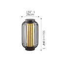 Axyaa Modern Wrought Iron Lawn Lamp with LED Dolomite, Waterproof IP65, Retro Floor Lamp