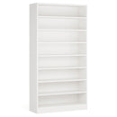 Axyaa 9 Tier Modern Bookcase, 71" Freestanding Display Shelf and Storage Cabinet