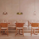 Axyaa Nordic Glass LED Pendant Lights Industrial Chandelier for Home Decor