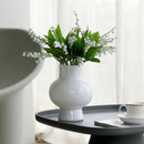 Axyaa Glass Vase: Elegant Minimalist Art Home Decor Piece