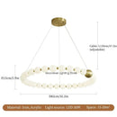 Axyaa Europe Luxury LED Ceiling Chandelier Pendant Lights for Home Decor