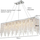 Axyaa Crystal LED Chandelier: Nordic Modern Luxury Lighting