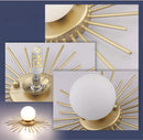 Axyaa Sunflower LED Ceiling Light: Modern Glass Design for Bedroom, Hallway, Living Room