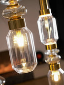 Axyaa Glass Bubble LED Pendant Lamps for Kitchen Dining Bedroom Designer Installation