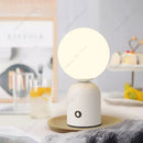 Axyaa Tricolored LED Ball-on-cylinder Rechargeable Lamp Touch Desk Light