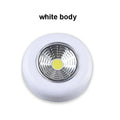 Axyaa Round COB LED Under Cabinet Light with Adhesive Sticker