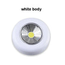 Axyaa Round COB LED Under Cabinet Light with Adhesive Sticker