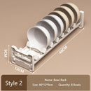 Axyaa Telescopic Dish Drying Rack Drawer Organizer for Kitchen Storage
