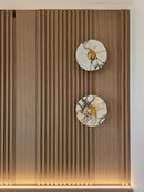 Axyaa Marble Wall Lamp for Hotel Bedroom & Living Room - Wabi Sabi Style Premium Bedside Light