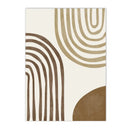 Axyaa Boho Abstract Wall Art Canvas Print Minimalist Living Room Decor