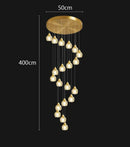 Axyaa Modern LED Ceiling Chandelier for Bedroom and Dining Room