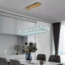 Axyaa Crystal Chandelier, Luxury Living Room Dining Pendant Light, Ceiling Lamp