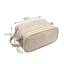 Axyaa Toiletries Makeup Bag Men Women Travel Wash Pouch Waterproof Hanging Storage