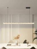 Axyaa Modern Minimalist Chandelier 2025: Long Strip Bar Lamp for Kitchen Dining