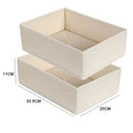 Axyaa Drawer Organizers Underwear Bra Socks Closet Storage Containers