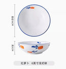 Axyaa 6 Inch Ceramic Multipurpose Bowl for Soup, Salad, Noodle, Egg, and Air Fryer