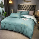 Axyaa Embroidered Duvet Cover Set | Soft & Skin-Friendly Bedding for Queen & King Beds