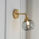 Axyaa Nordic Glass Ball Wall Lamp for Restaurant Bedroom Bathroom Staircase Mirror Lighting