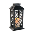Axya Vintage Iron Art Solar Lantern for Outdoor Pathway Decoration