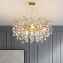 Axyaa Crystal Chandelier Pendant Light for Living Room and Bedroom