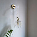 Axyaa Crystal Glass LED Wall Sconce for Luxe Home Decor & Lighting